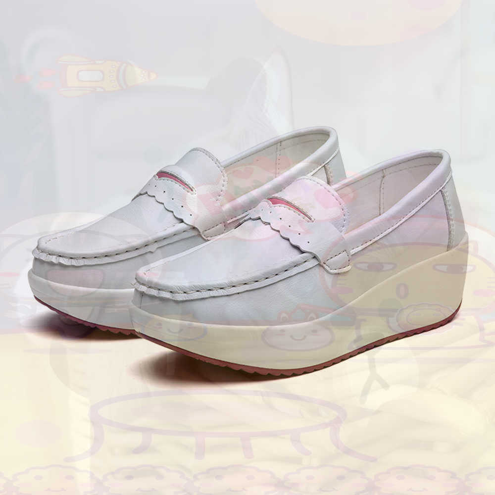 Women Formal Wear Types - Plataform Sepatu Kets Merah Muda Musim