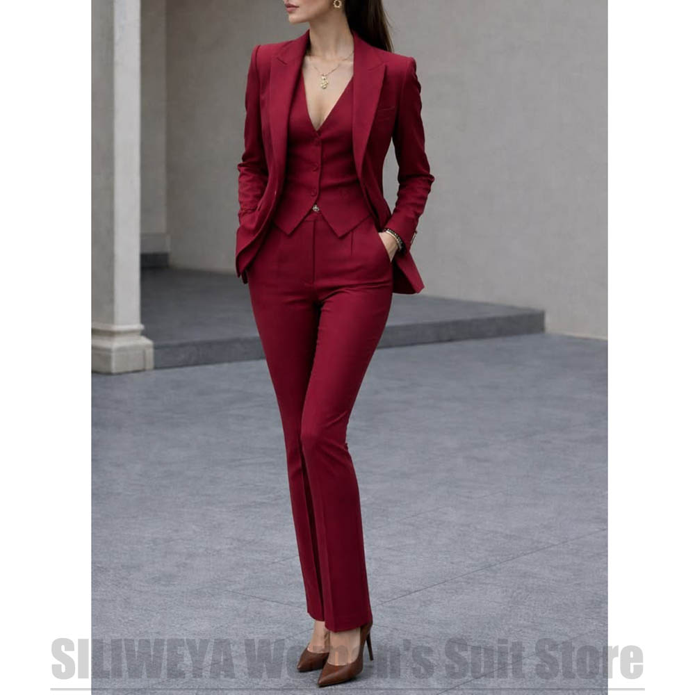 Women Formal Wear Outfits - Setelan Jas Wanita 3 Potong Blazer