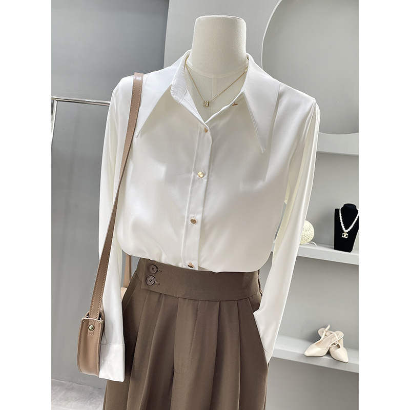 Kemeja Lengan Panjang Wanita B - Women Formal Wear Korean ulasan dan harga
