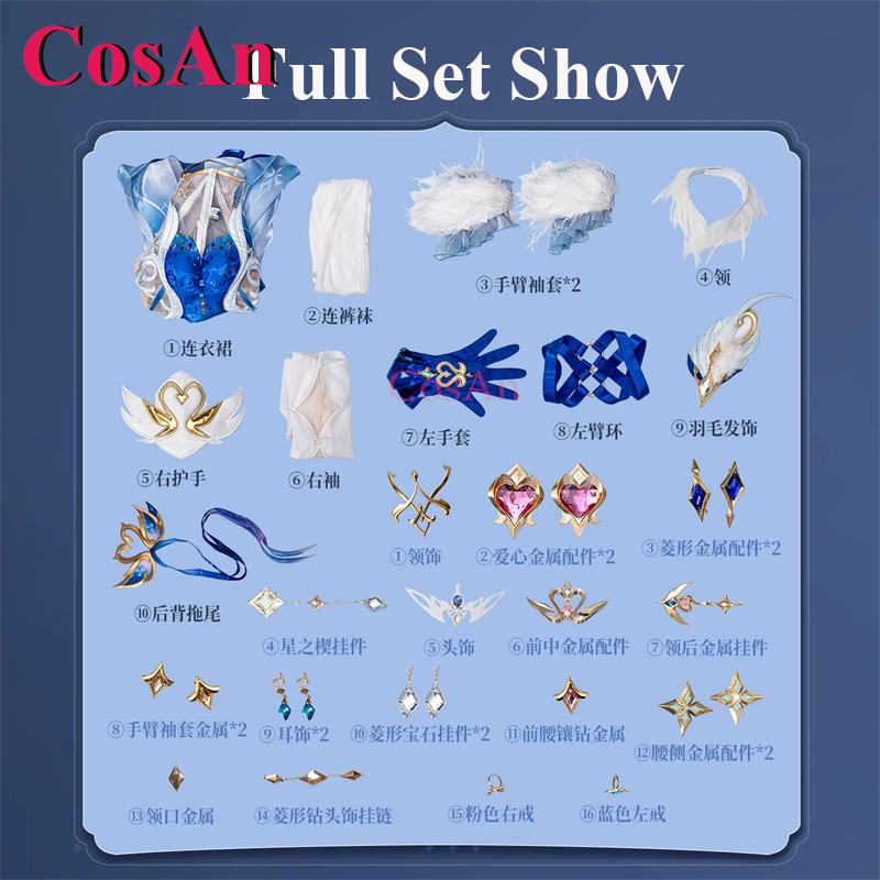 Kostum Cosplay Odette dari Gam - Formal Wear For Women Xl ulasan dan harga