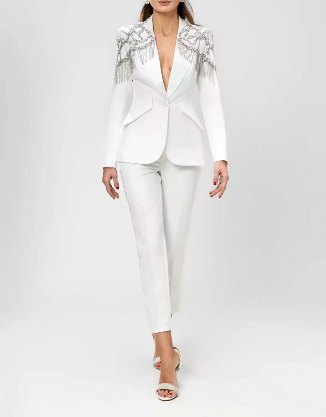 Set Setelan Wanita Manik-manik - Women'S Formal Wear Tuxedo ulasan dan harga