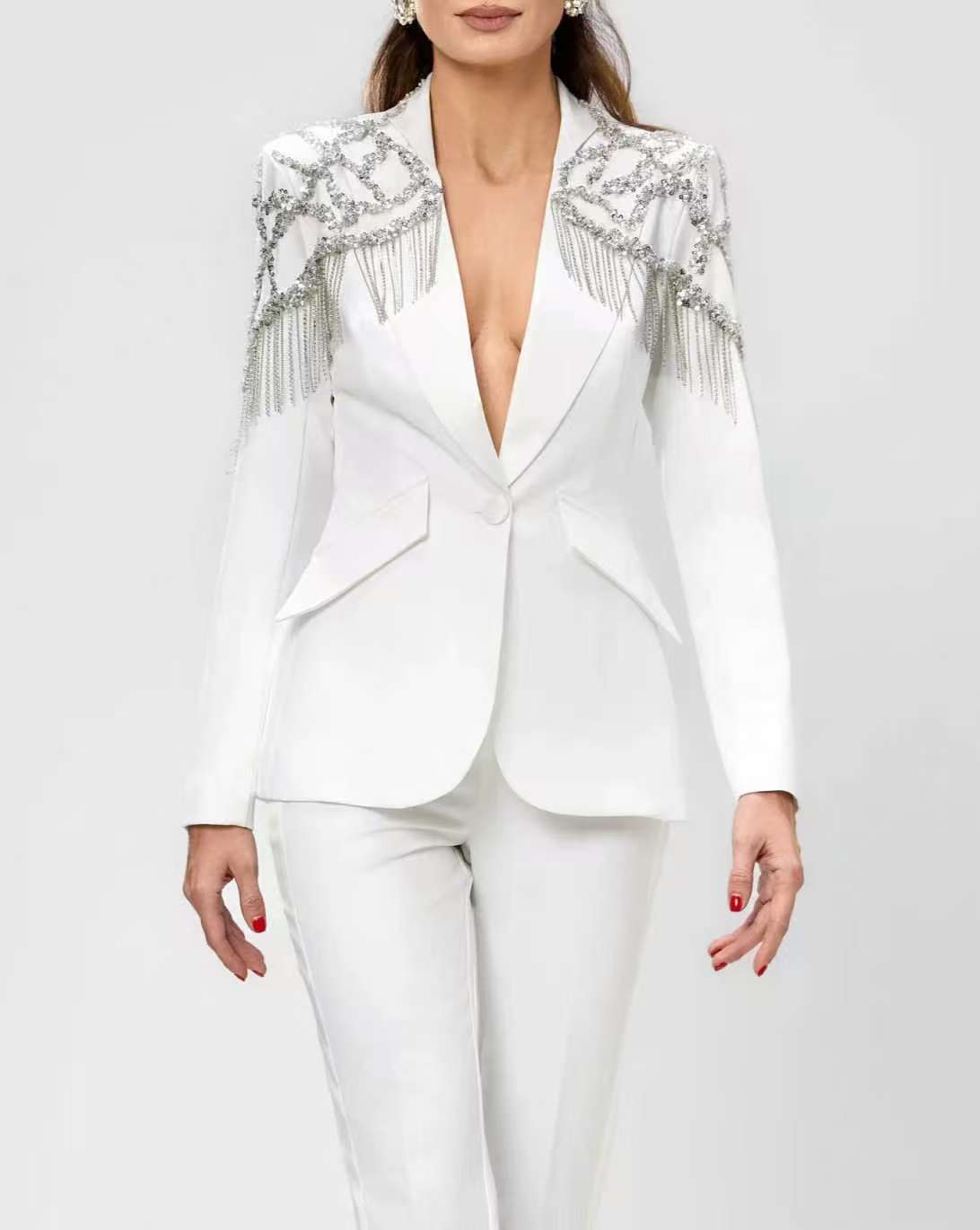 Set Setelan Wanita Manik-manik - Women'S Formal Wear Tuxedo ulasan dan harga