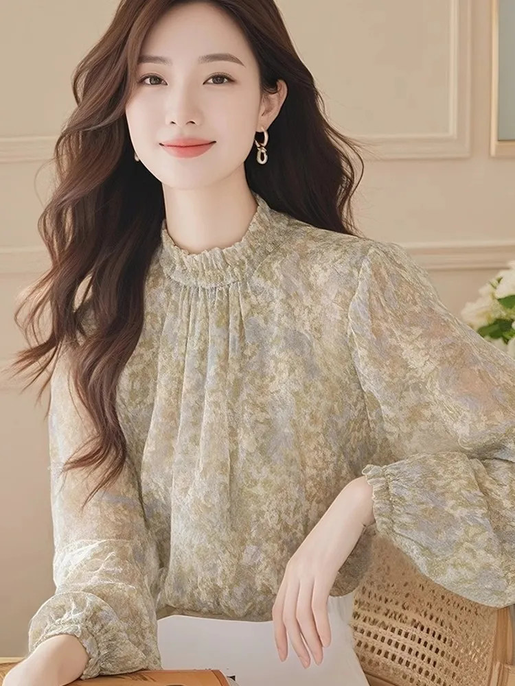 Kemeja Lengan Panjang Wanita S - Women Formal Wear Korean ulasan dan harga