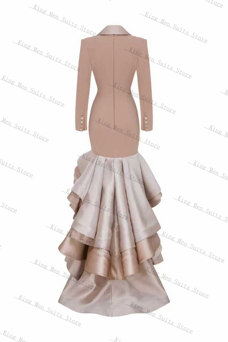 Setelan Wanita Champagne 1 Pot - Women'S Formal Wear Tuxedo ulasan dan harga