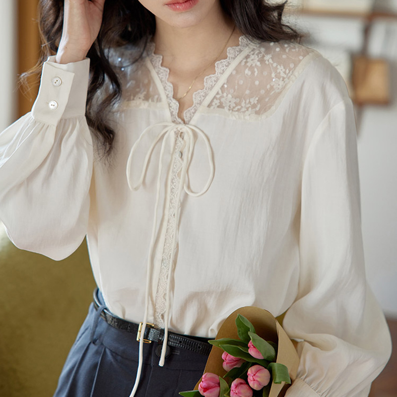 Kemeja Lengan Panjang Wanita S - Women Formal Wear Korean ulasan dan harga