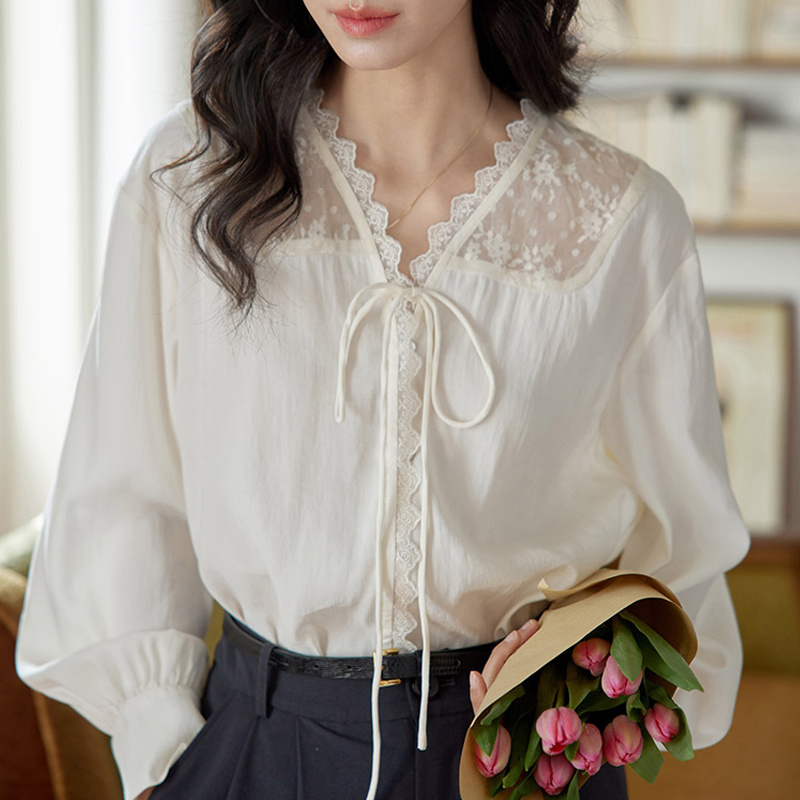 Kemeja Lengan Panjang Wanita S - Women Formal Wear Korean ulasan dan harga