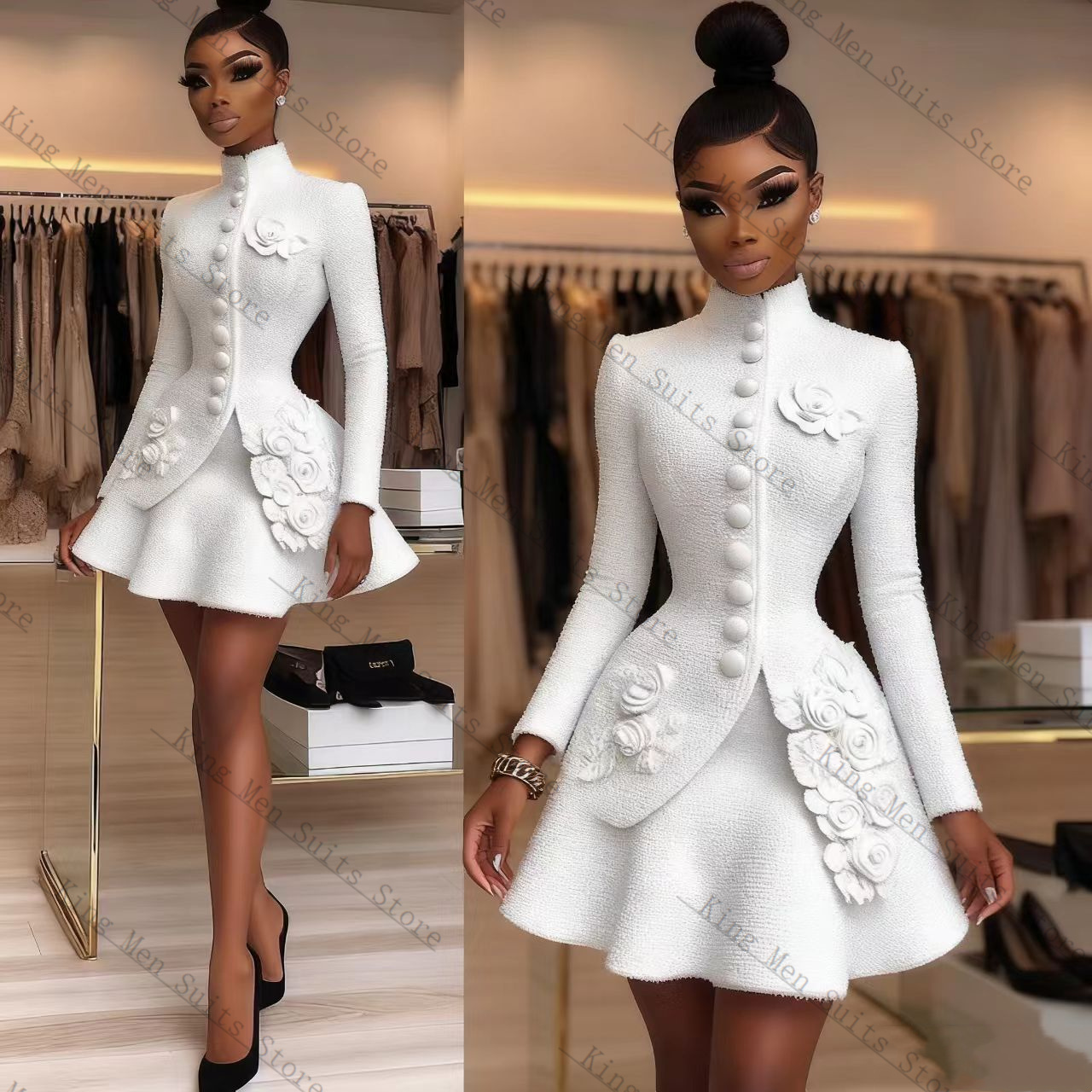 Setelan Jas Wanita Mewah Warna - Women'S Formal Wear Tuxedo ulasan dan harga