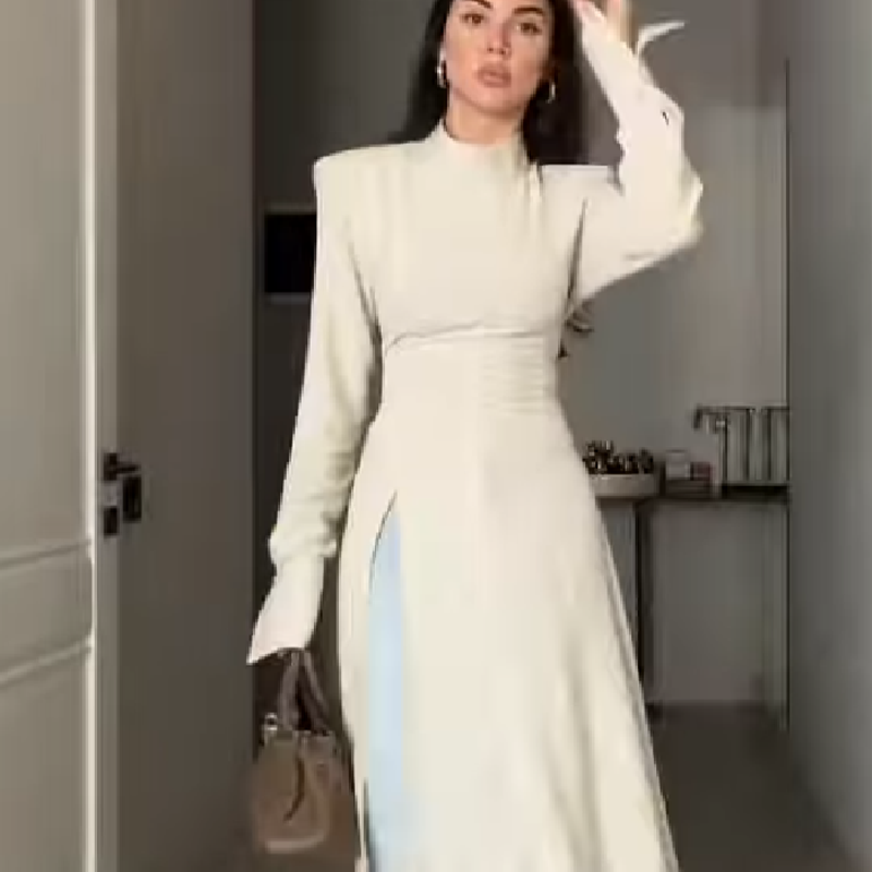 Gaun Maxi Wanita Elegan Berker - Women Formal Wear Outfits ulasan dan harga