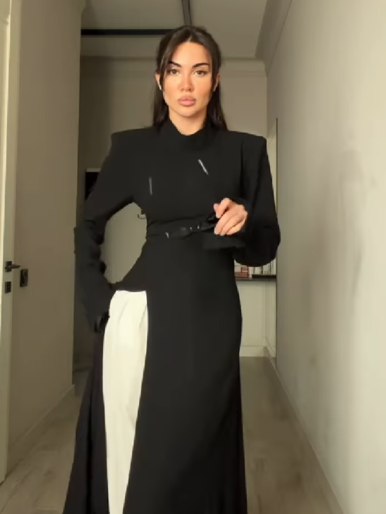 Gaun Maxi Wanita Elegan Berker - Women Formal Wear Outfits ulasan dan harga