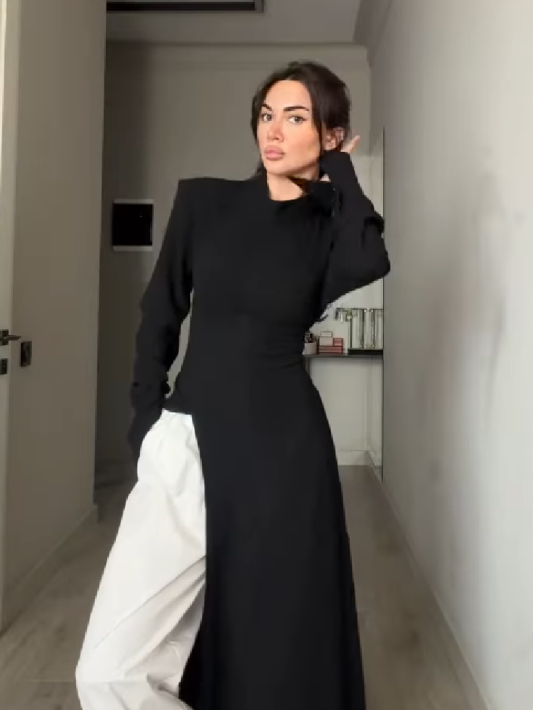 Gaun Maxi Wanita Elegan Berker - Women Formal Wear Outfits ulasan dan harga