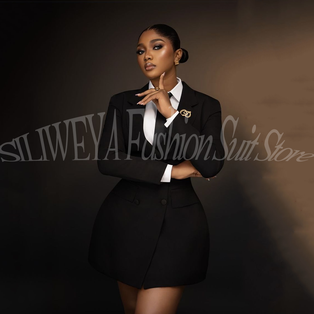 Jas Blazer Wanita Hitam Elegan - Women Formal Wear Korean ulasan dan harga