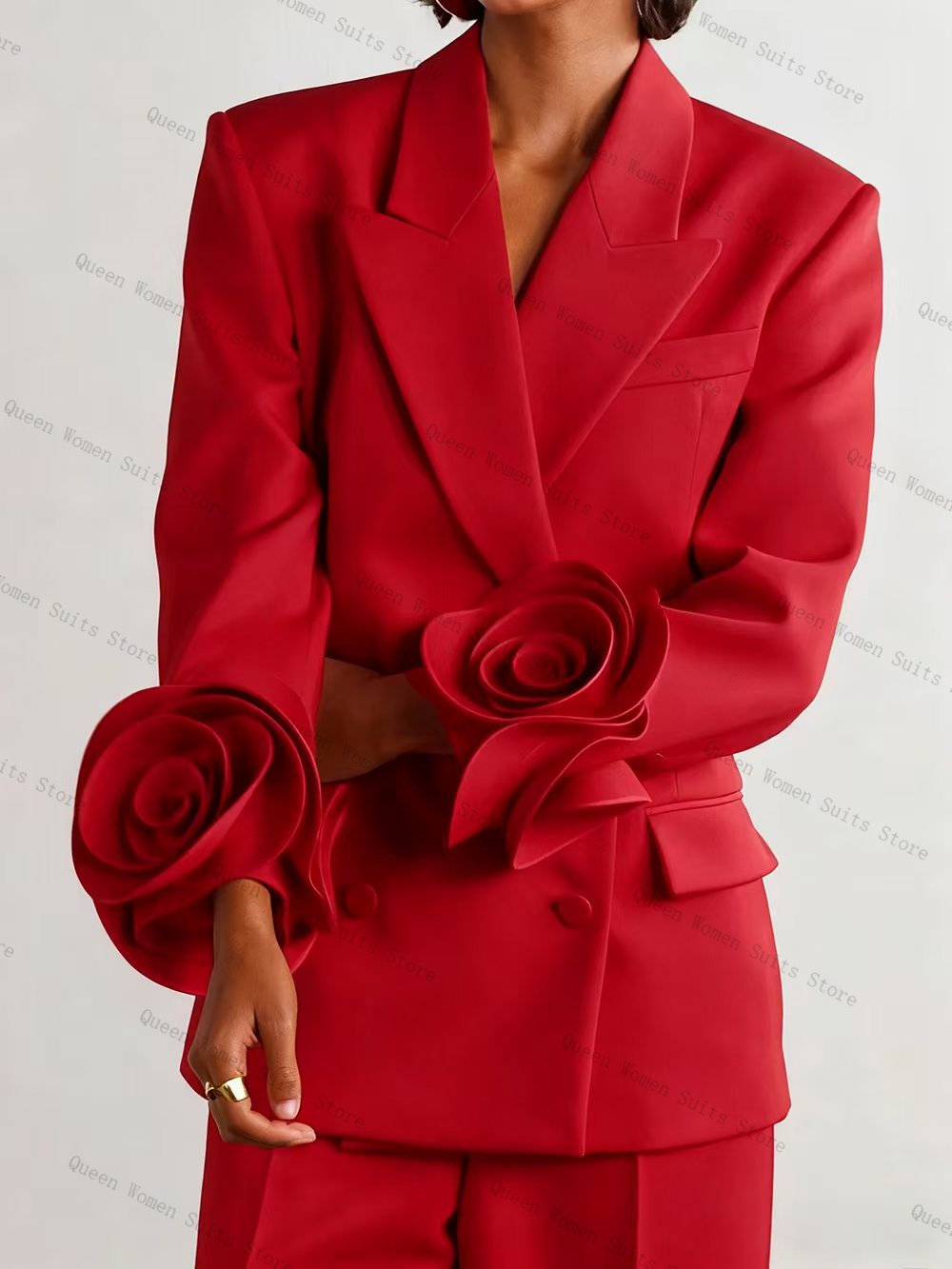 Setelan Jas Wanita Merah Mewah - Women'S Formal Wear Tuxedo ulasan dan harga