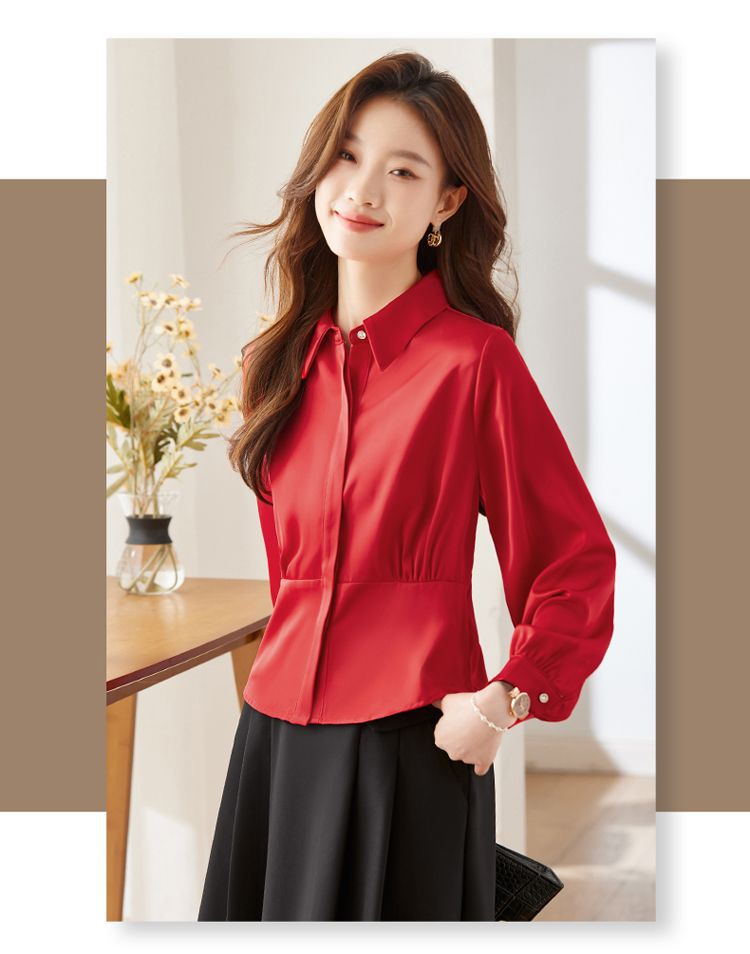 Kemeja Lengan Panjang Wanita K - Women Formal Wear Korean ulasan dan harga