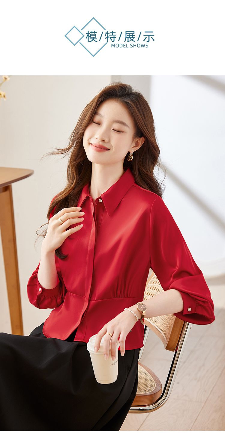 Kemeja Lengan Panjang Wanita K - Women Formal Wear Korean ulasan dan harga