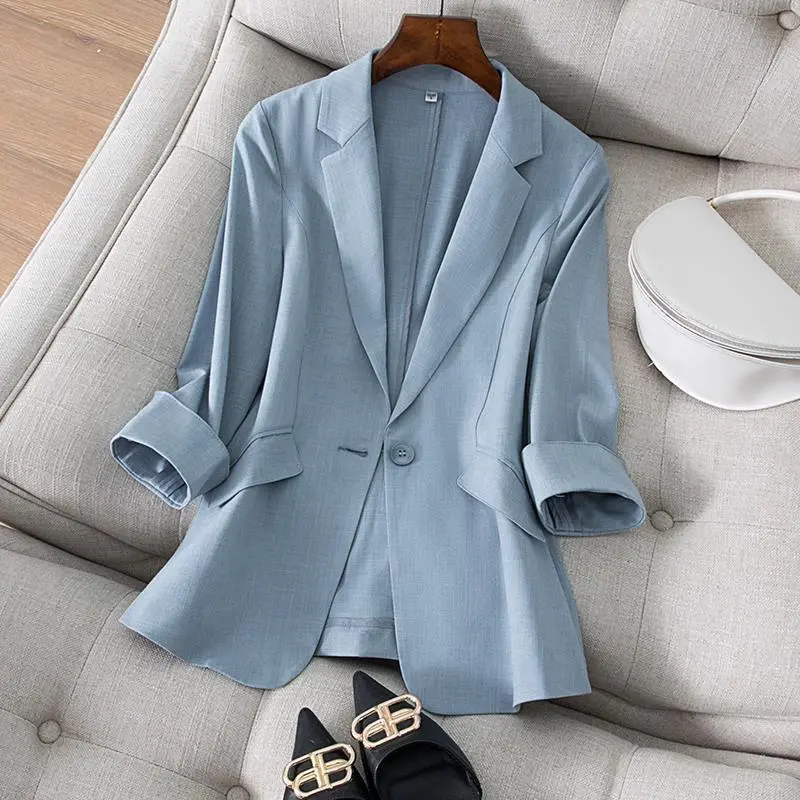 Jaket wanita, pakaian ramping  - Women Formal Wear Korean ulasan dan harga