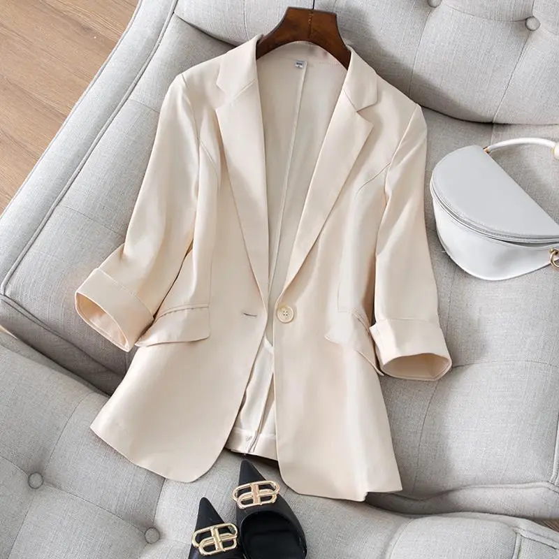 Jaket wanita, pakaian ramping  - Women Formal Wear Korean ulasan dan harga