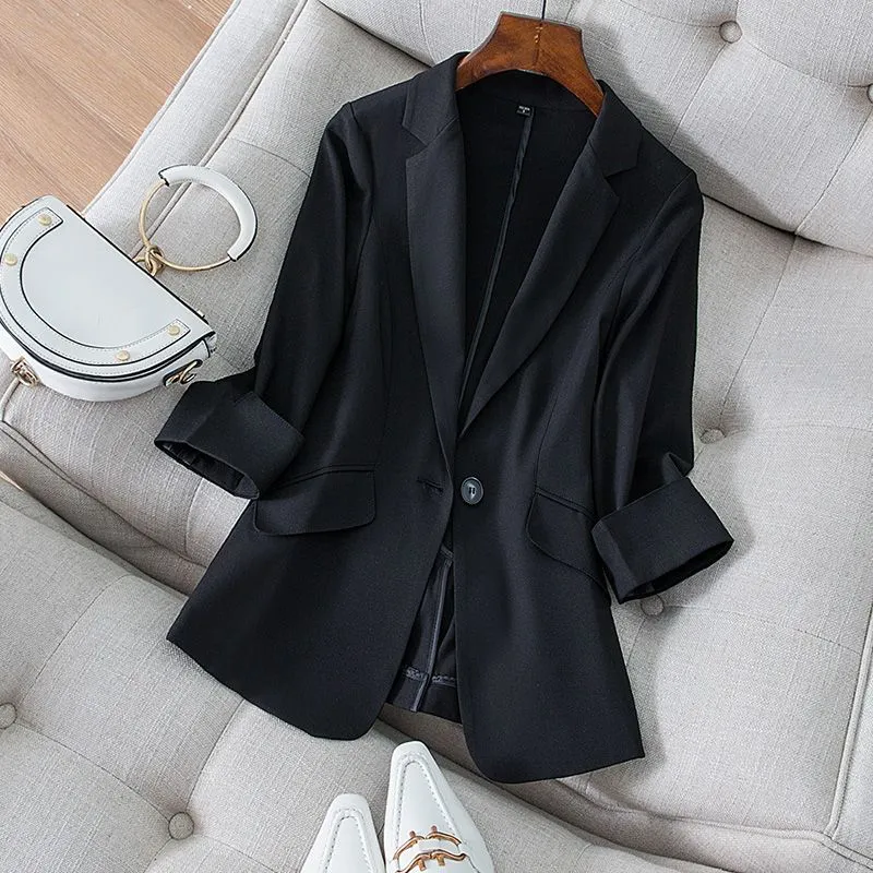 Jaket wanita, pakaian ramping  - Women Formal Wear Korean ulasan dan harga