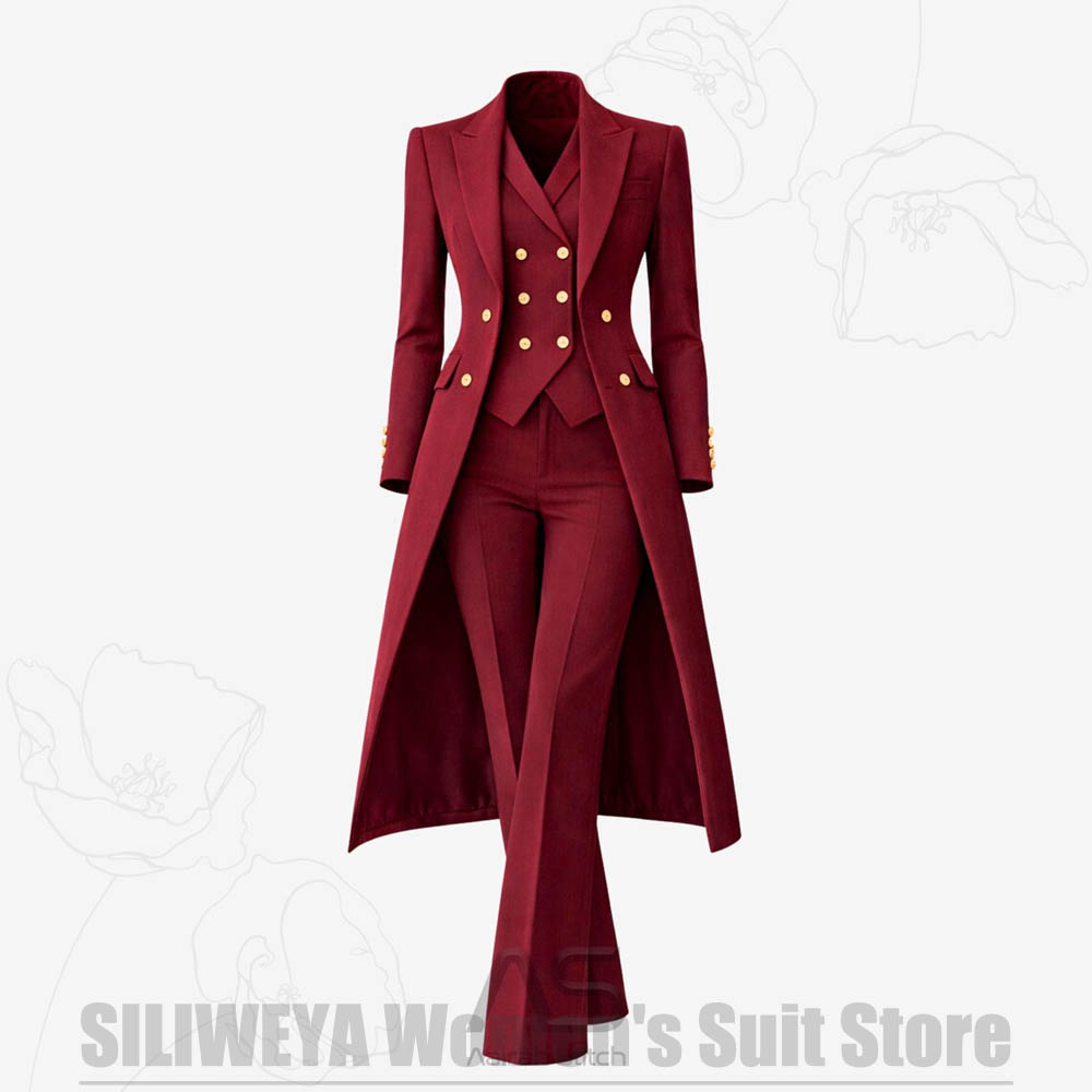 Setelan Wanita 3 Potong Jas Pa - Women Formal Wear Outfits ulasan dan harga