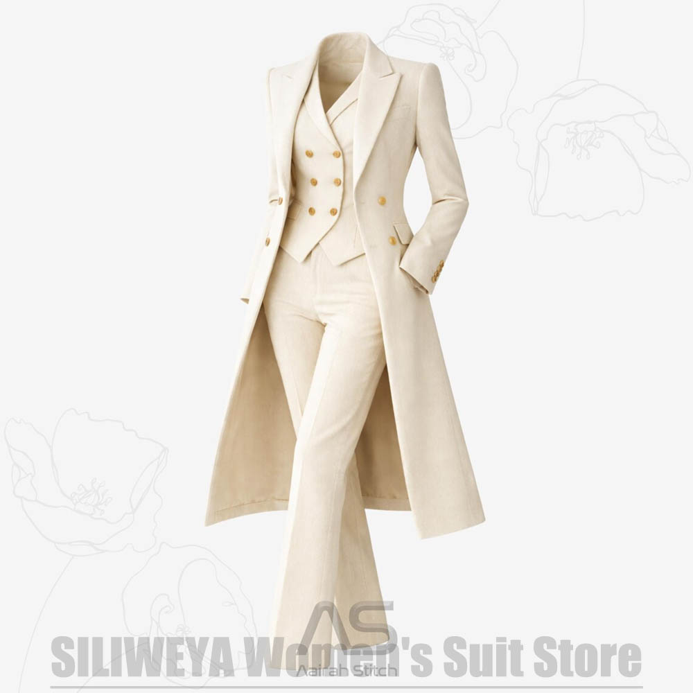 Setelan Wanita 3 Potong Jas Pa - Women Formal Wear Outfits ulasan dan harga