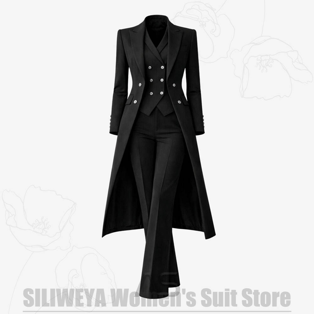 Setelan Wanita 3 Potong Jas Pa - Women Formal Wear Outfits ulasan dan harga