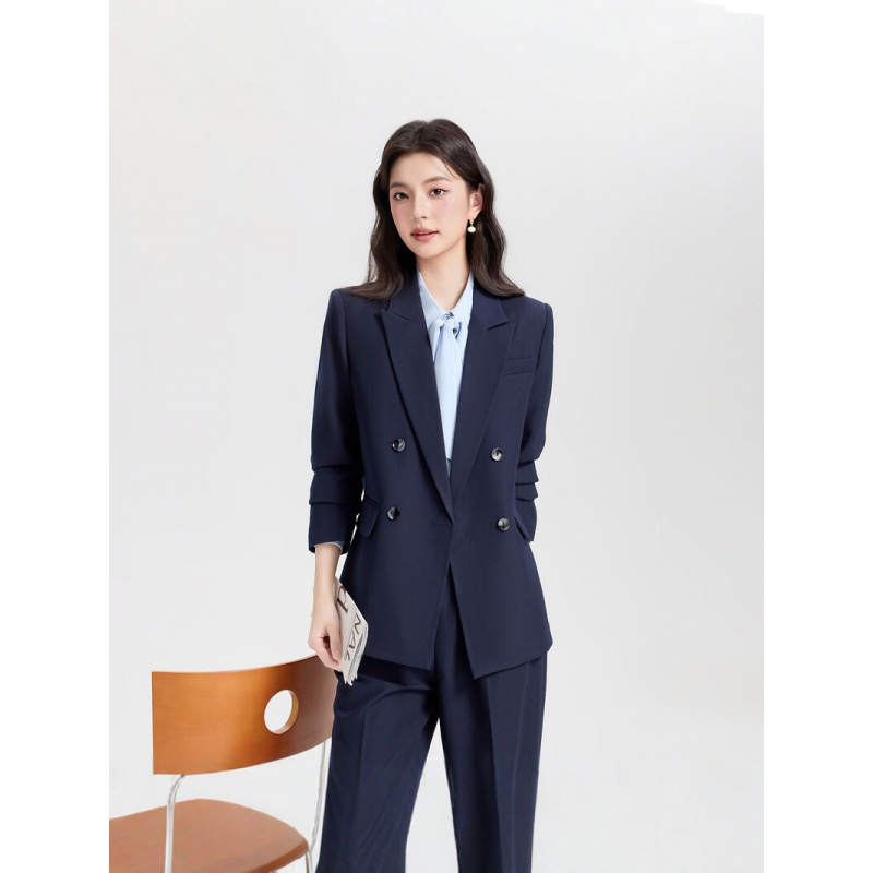 Setelan bisnis wanita warna bi - Women Formal Wear Korean ulasan dan harga
