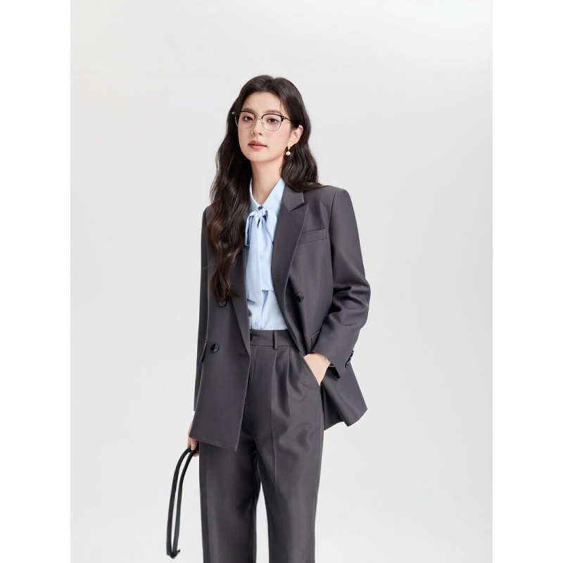 Setelan bisnis wanita warna bi - Women Formal Wear Korean ulasan dan harga
