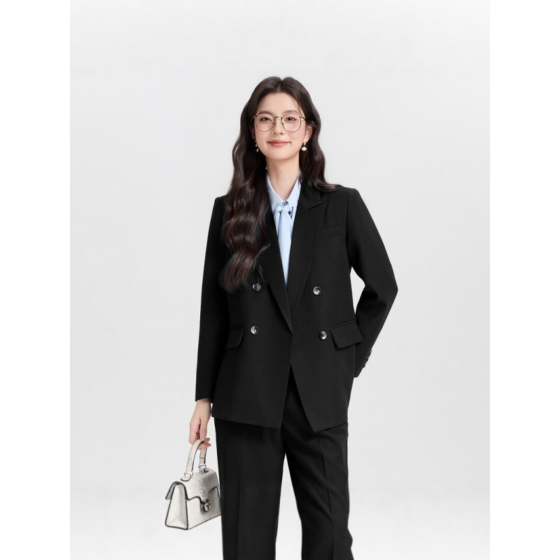 Setelan bisnis wanita warna bi - Women Formal Wear Korean ulasan dan harga